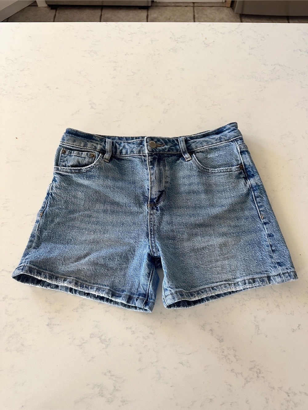 PACSUN RSQ Medium Length Kids Denim Shorts Size 14 Girls